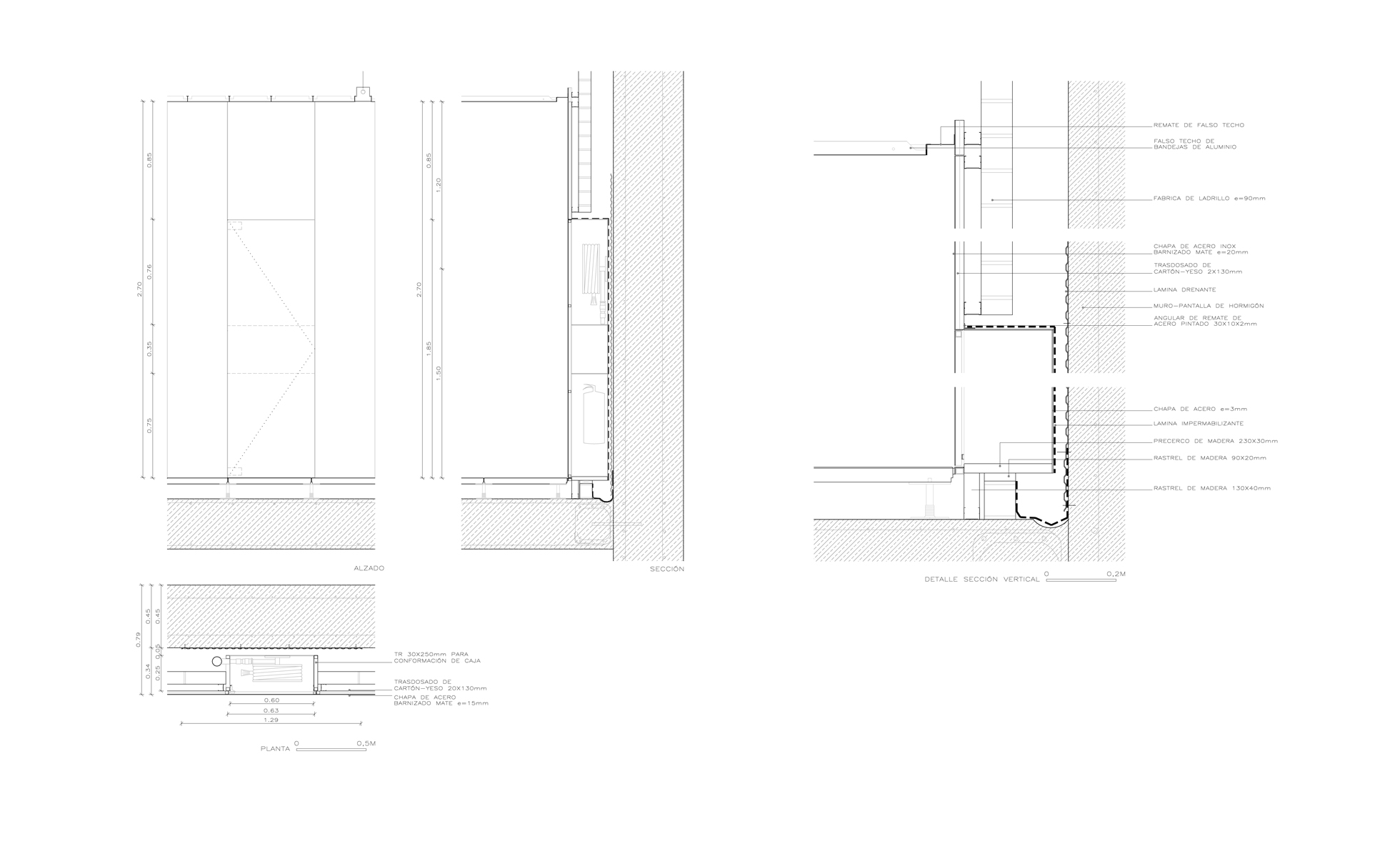 Armari d'inst. en acer 