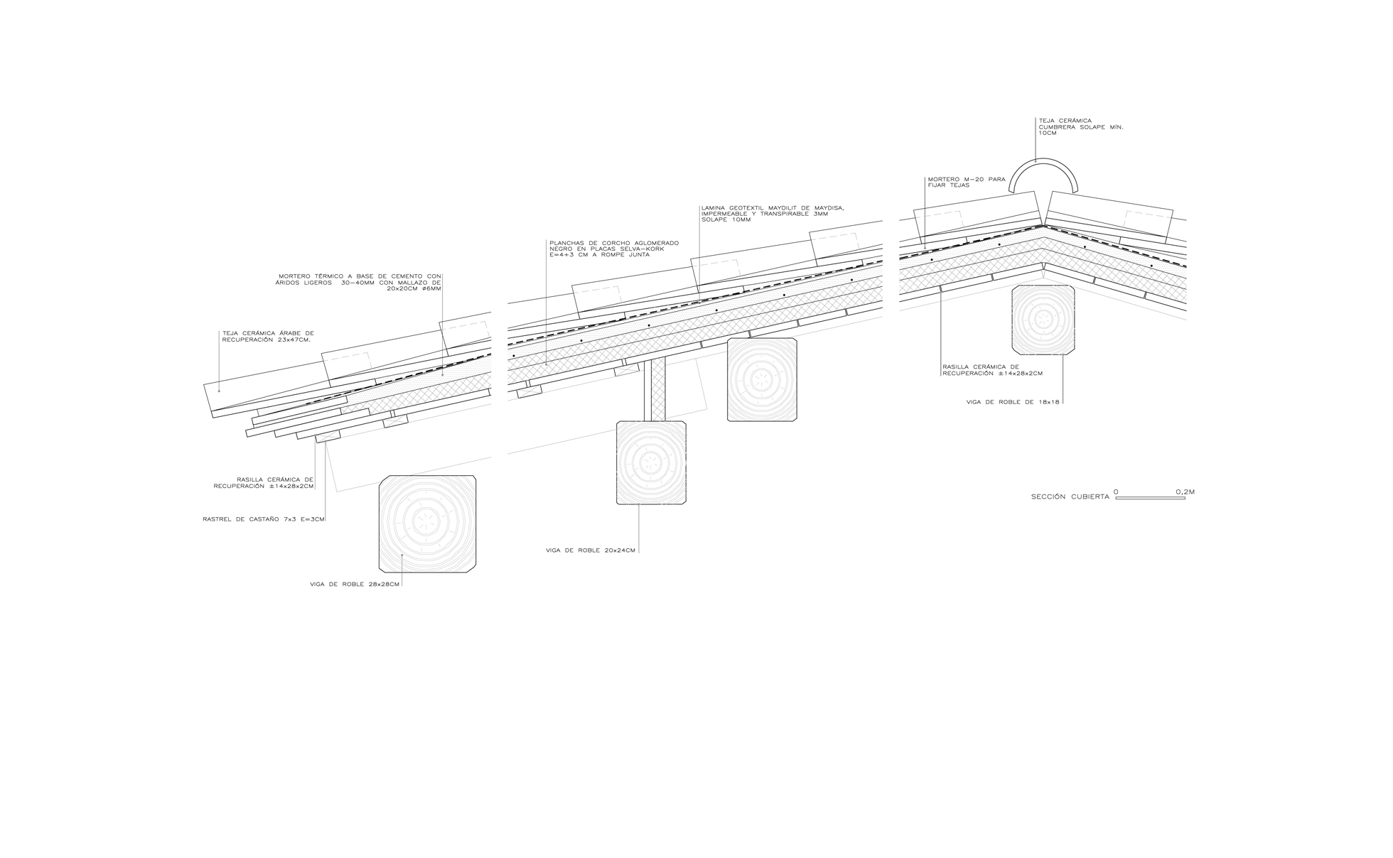 Coberta inclinada ceràmica 