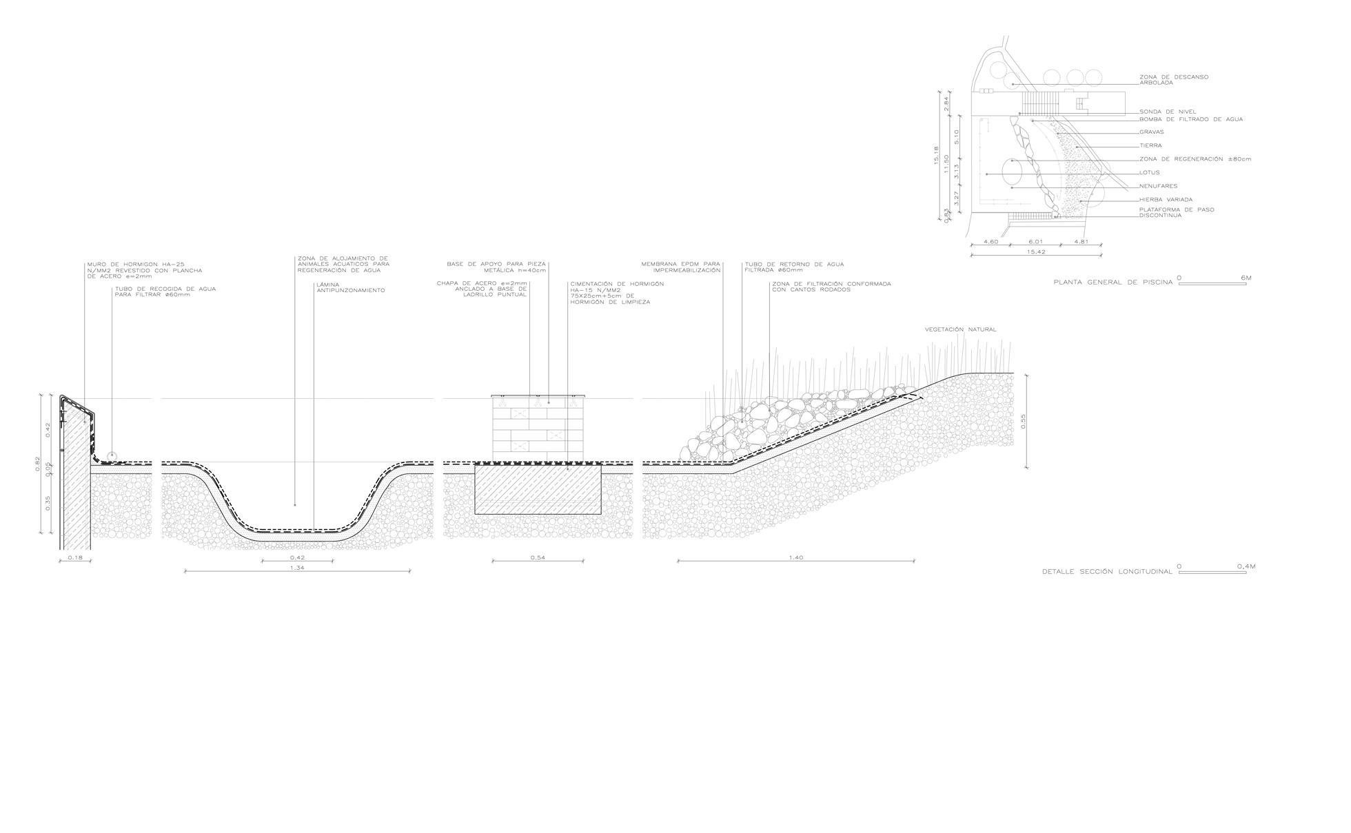 Piscina naturalitzada