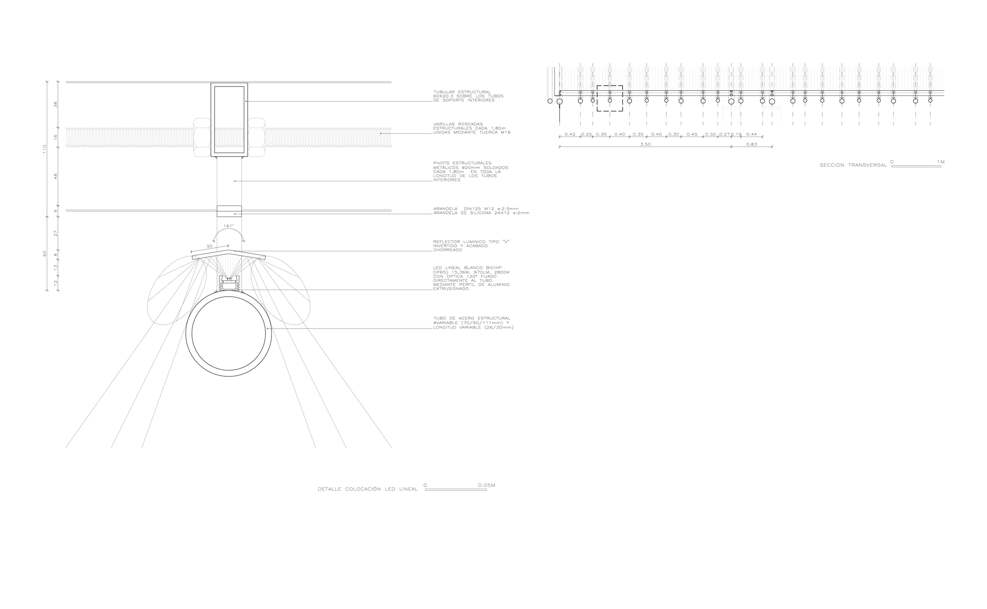 Luminaria LED linial