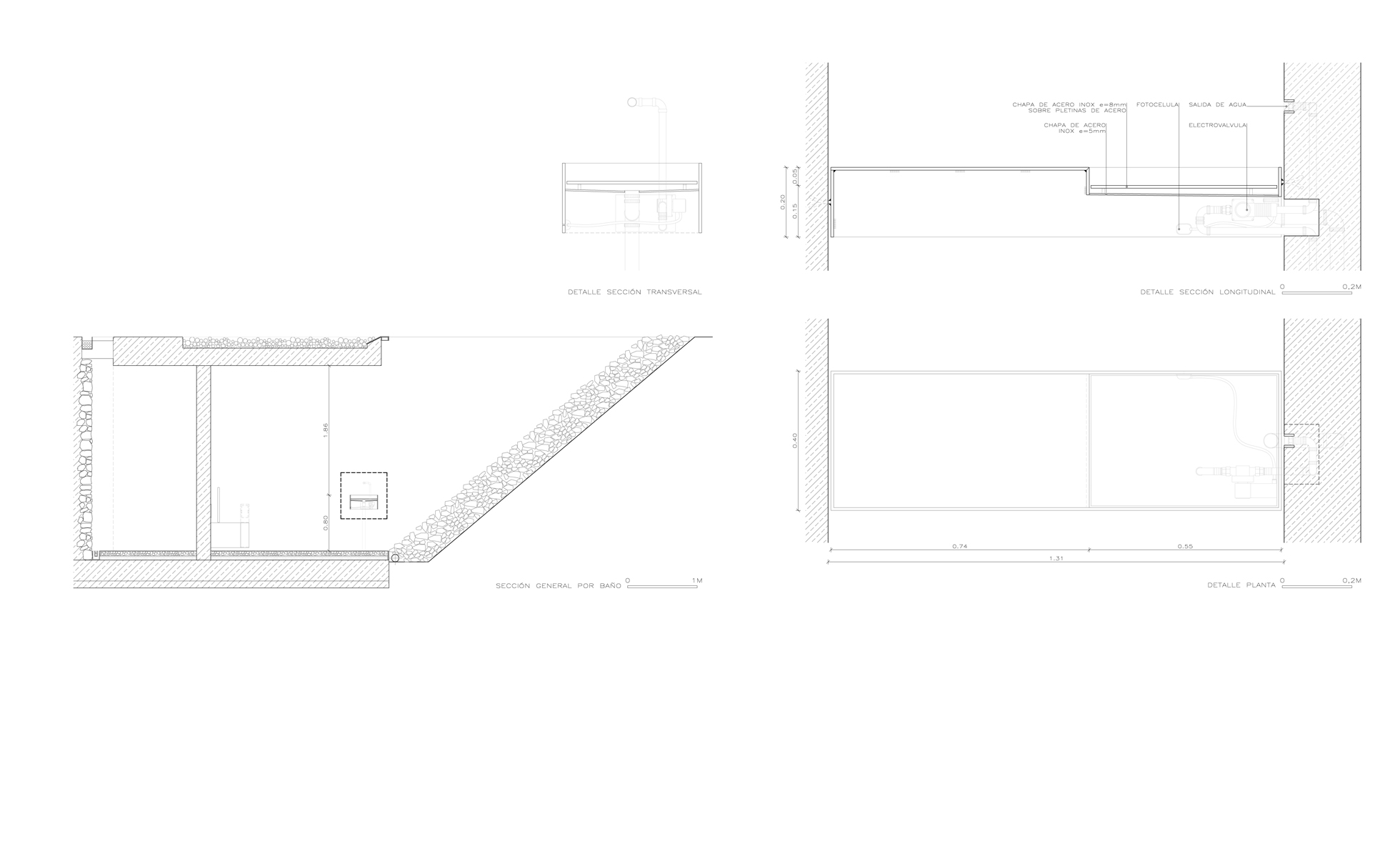 Rentamans d'acer inoxidable J4