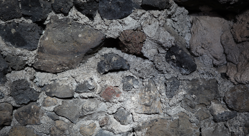 Morter pobre guix-cendre