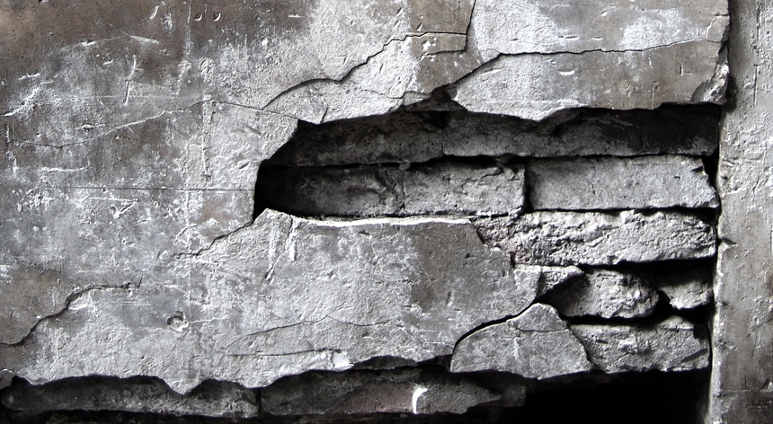 Ladrillo revocado envejecido