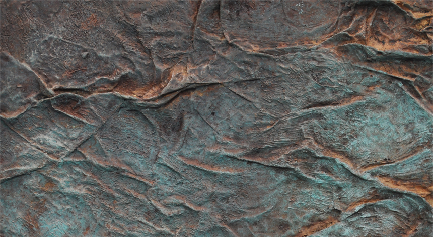 Bronze texturat envellit