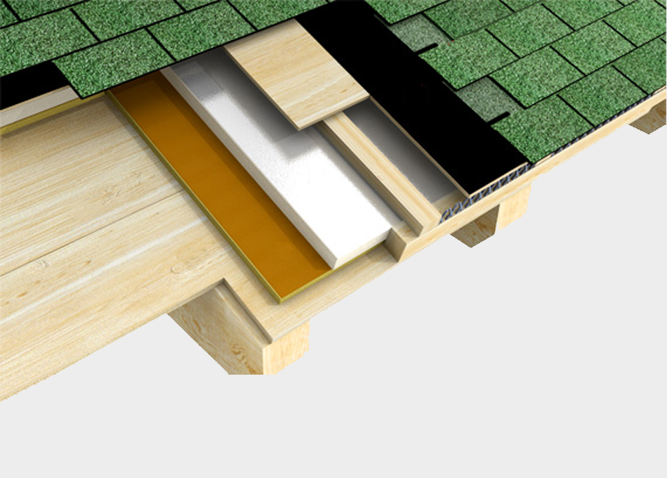 Sistema de coberta inclinada ventilada 