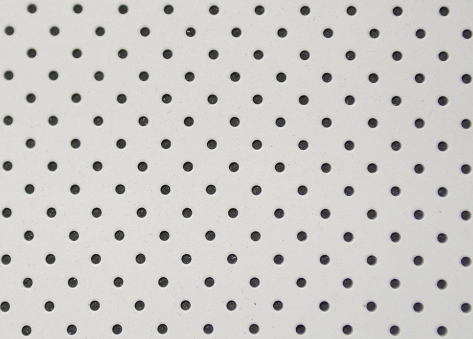 Falso techo yeso placas acústicas D127