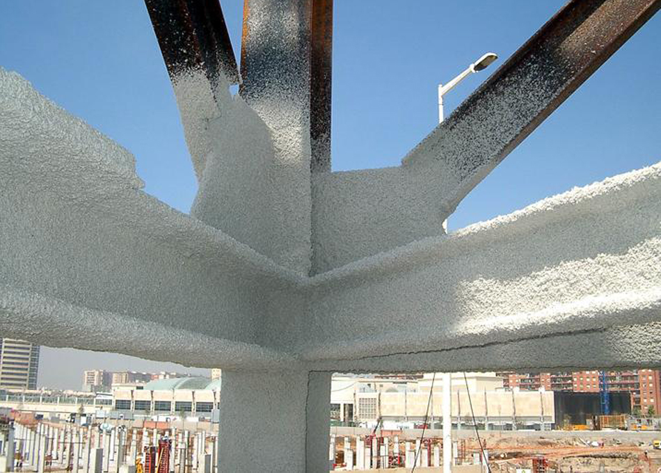 огнезащитная штукатурка. тонкослойное огнезащитное покрытие. штукатурка огнезащитная неоспрей - promat. вермикулитовая штукатурка огнезащита. огнезащита «fertek-300».