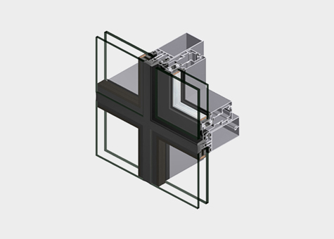 Mur cortina de silicona estructural FW50+SG